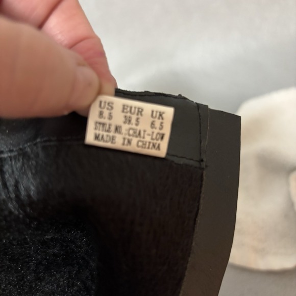 Dream Pairs Women's Black Chunky Heal Mid calf Boot US8.5 - Picture 11 of 11